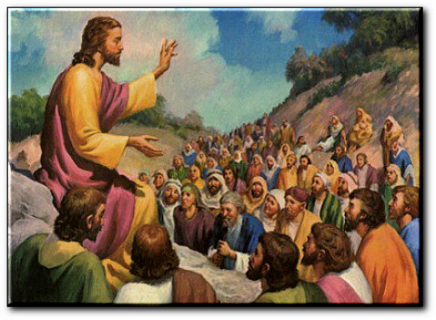 Jésus, son portrait : les béatitudes... Jesus-preche