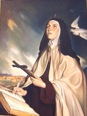 Aujourd'hui 15 octobre : Fête de Sainte Thérèse d'Avila Saintethereseavila9