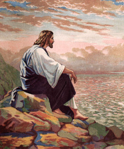 Jesus_Meditating_at_Galilee_300