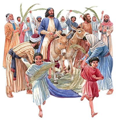 Dimanche des Rameaux: Jésus Notre Roi est acclamé Voici le chemin de Pâques Rameau-palm-sunday