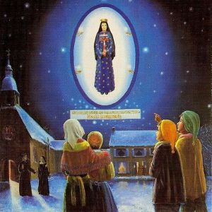 Mercredi le 17 janvier 2018 à Pontmain 147ème anniversaire de l'Apparition de La Vierge Marie!! Pontmain